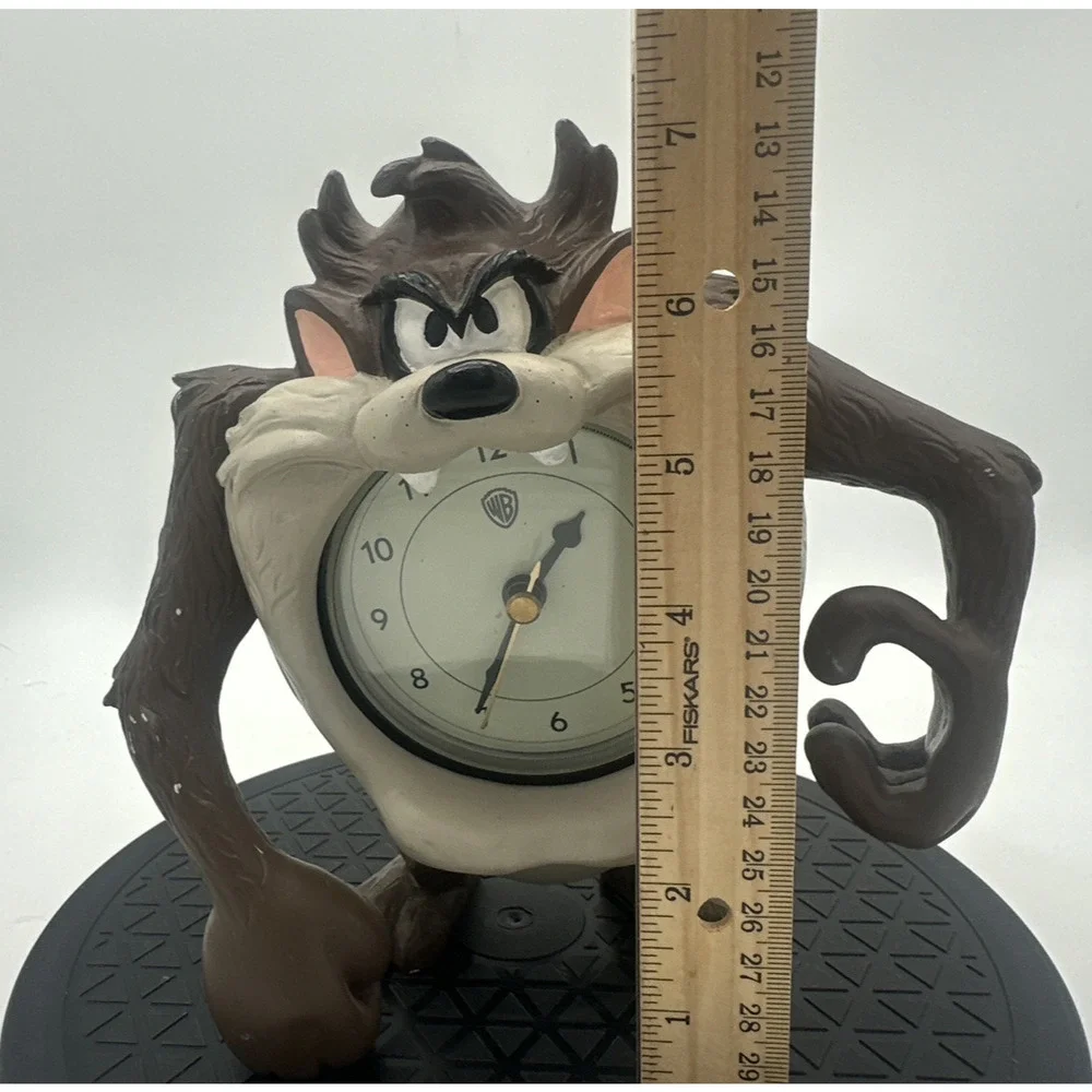 Super Cute Vintage Rare Taz Clock Looney Tunes Tazmanian Devil